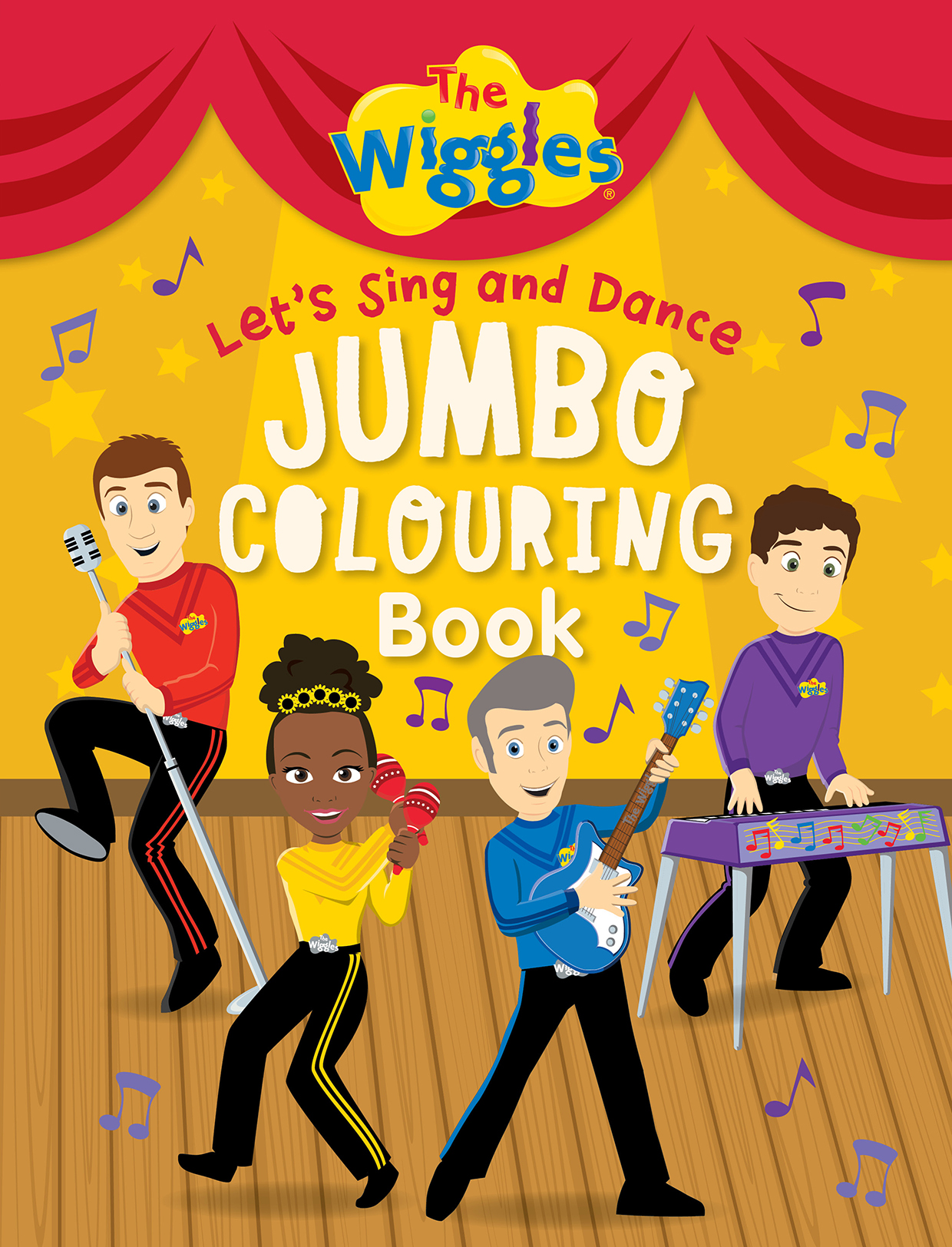 The Wiggles: Let???s Sing and Dance Jumbo Colouring Book ??? Good Reading